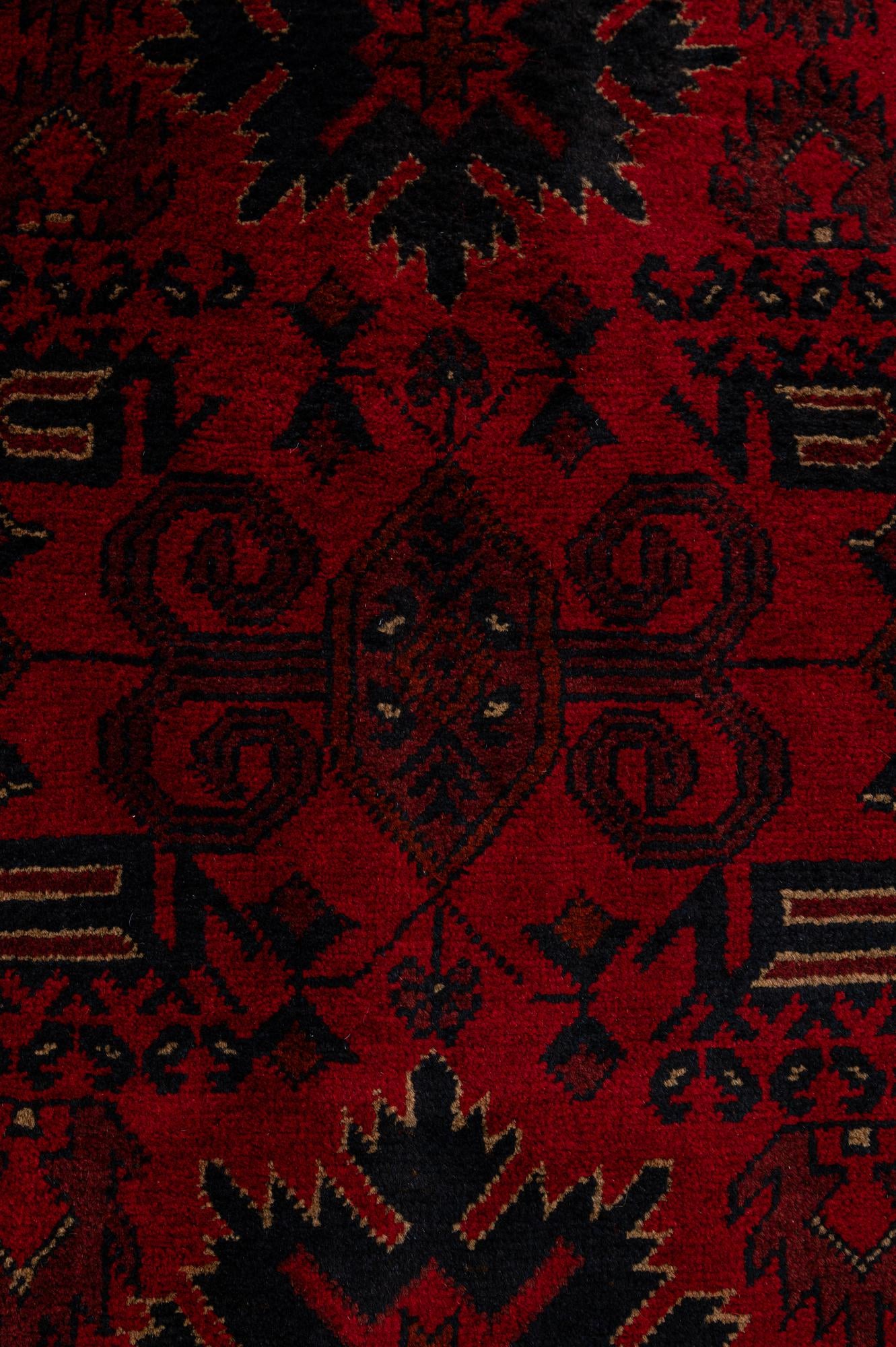 6' 9 x 9' 10 Hand Knotted Khal Mohammadi Wool Rug