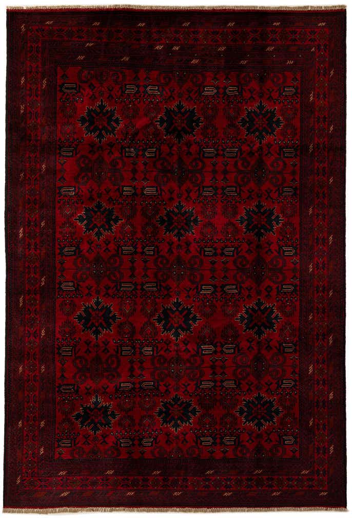 6' 9 x 9' 10 Hand Knotted Khal Mohammadi Wool Rug