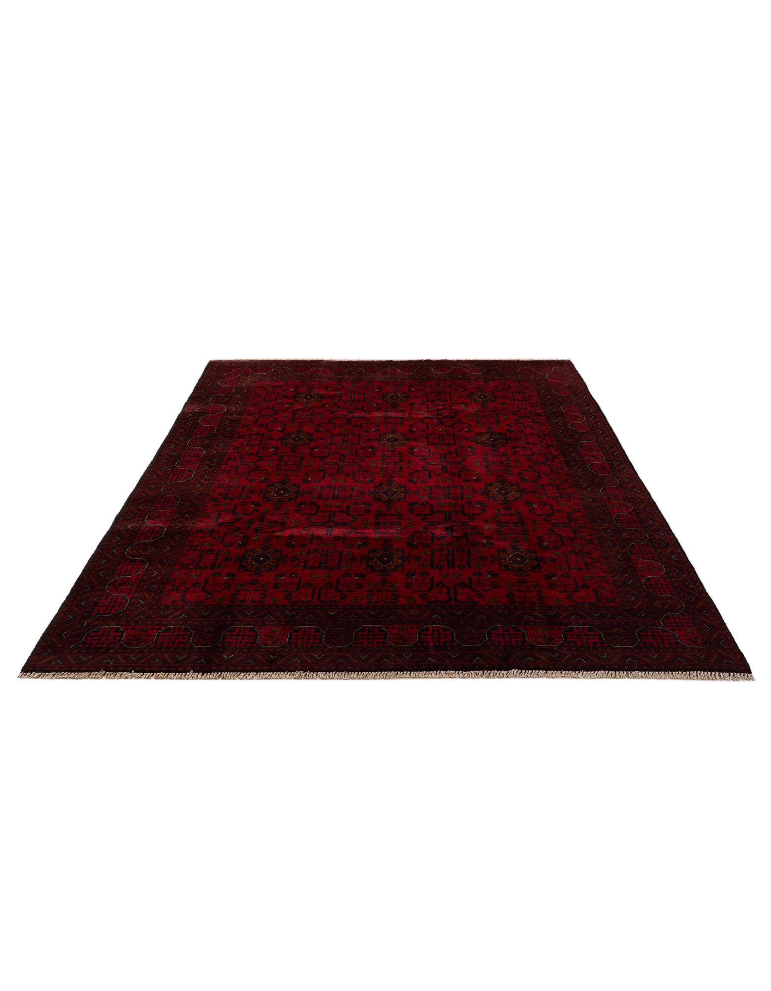 6' 9 x 9' 10 Hand Knotted Khal Mohammadi Wool Rug