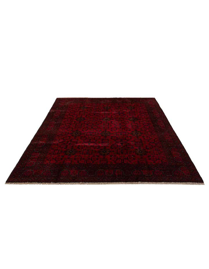 6' 9 x 9' 10 Hand Knotted Khal Mohammadi Wool Rug