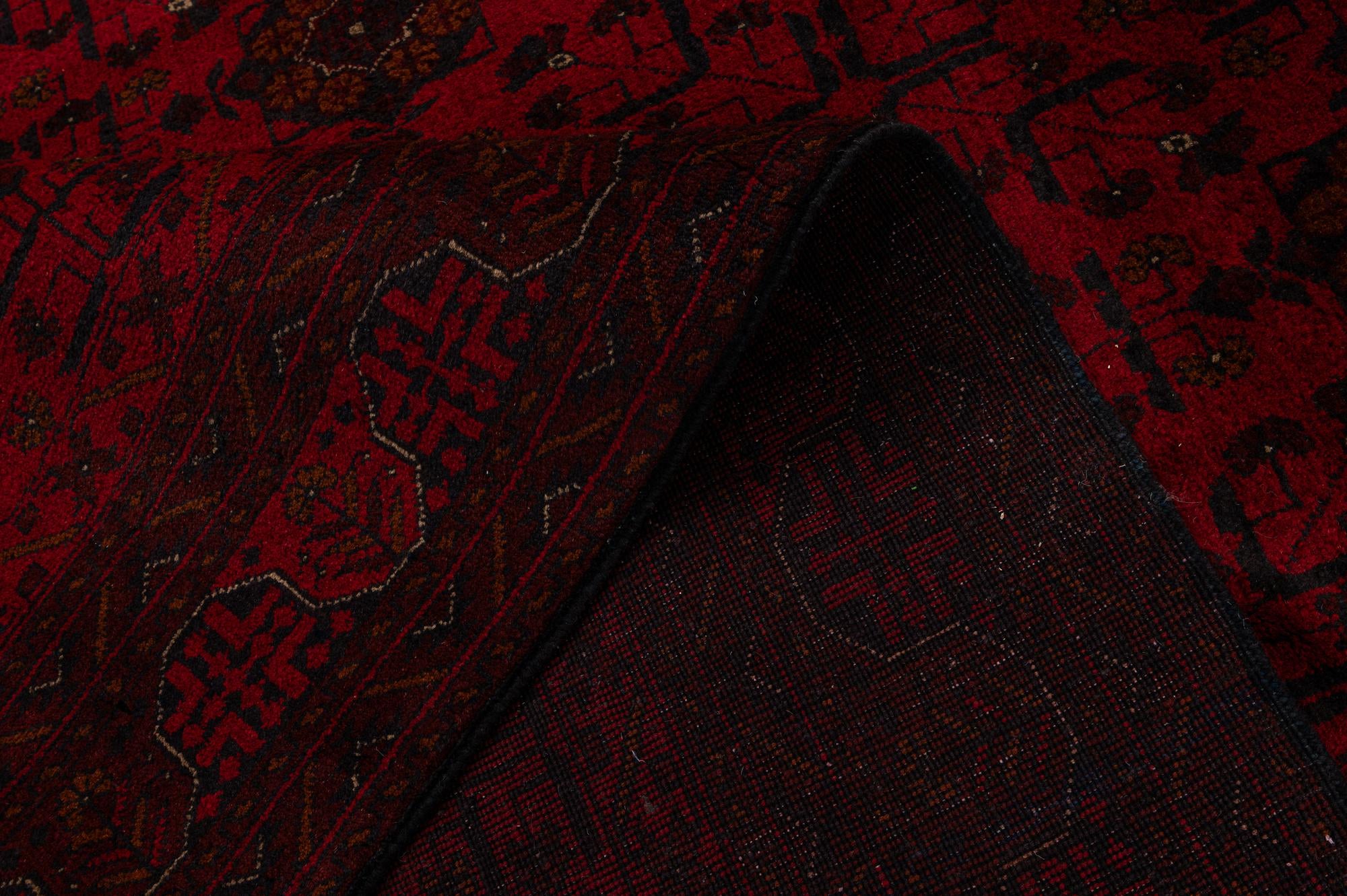 6' 9 x 9' 10 Hand Knotted Khal Mohammadi Wool Rug