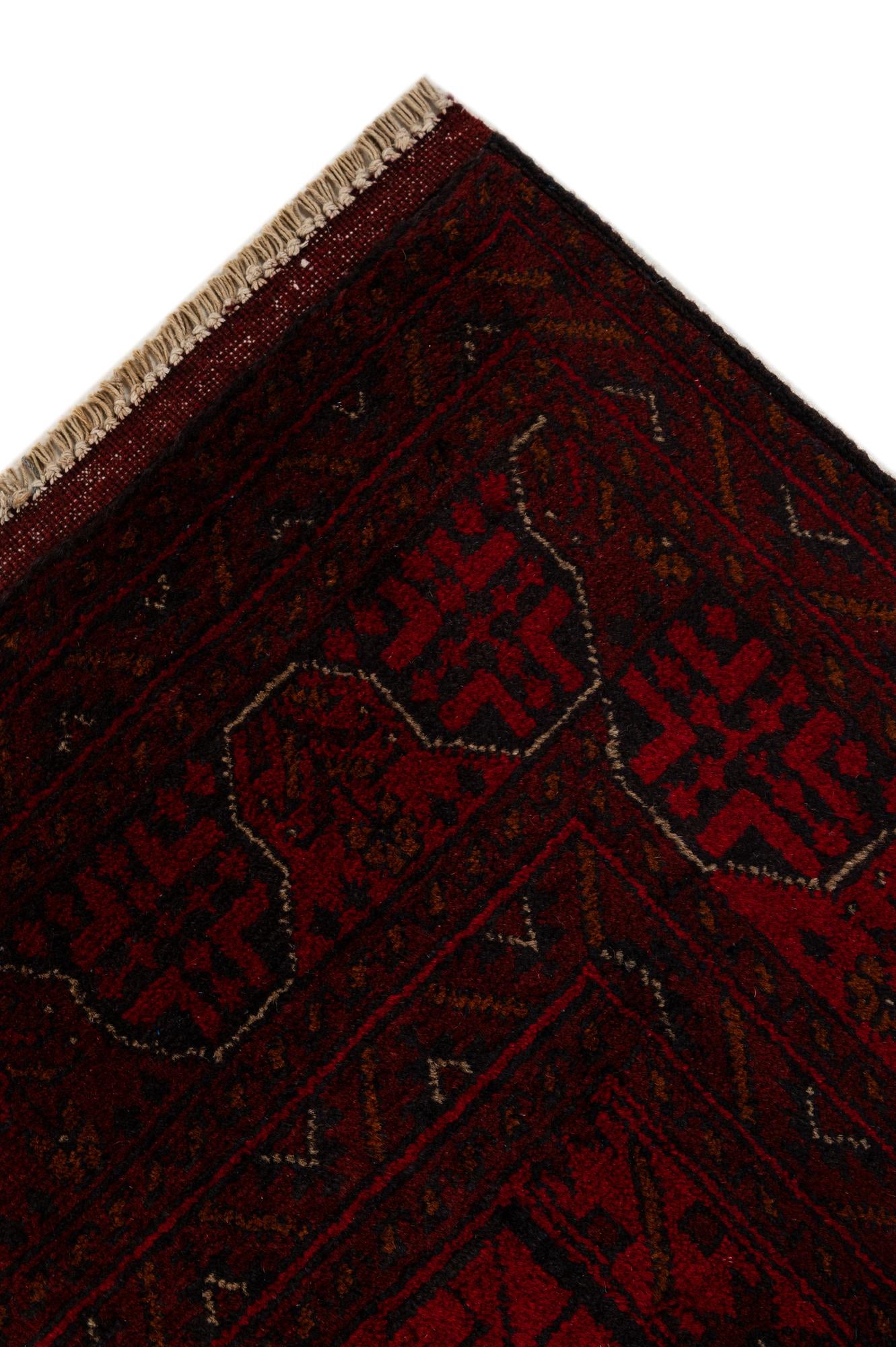 6' 9 x 9' 10 Hand Knotted Khal Mohammadi Wool Rug