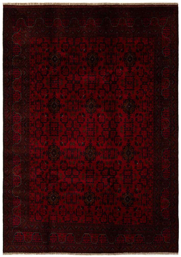 6' 9 x 9' 10 Hand Knotted Khal Mohammadi Wool Rug