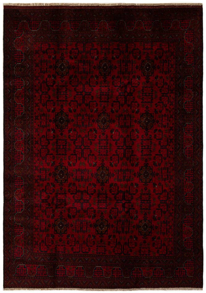 Detail image of 6' 9 x 9' 10 Hand Knotted Khal Mohammadi Wool Rug