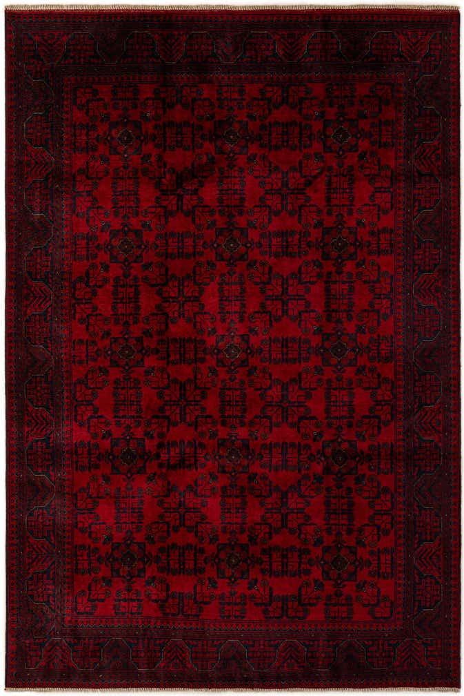 6' 8 x 9' 10 Hand Knotted Khal Mohammadi Wool Rug