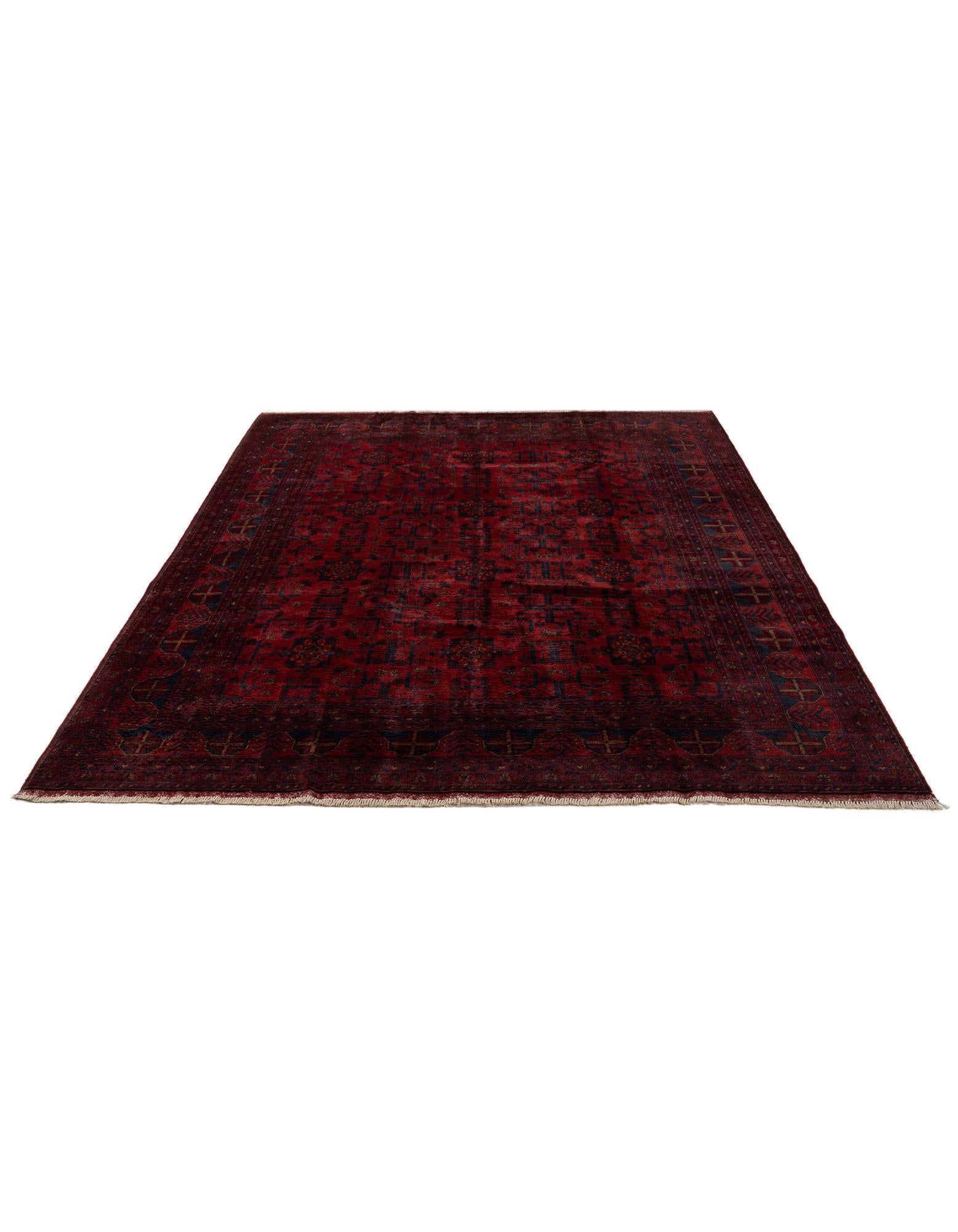 6' 9 x 10' Hand Knotted Khal Mohammadi Wool Rug