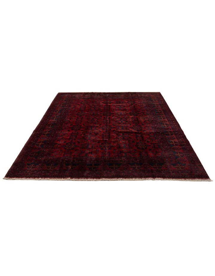 6' 9 x 10' Hand Knotted Khal Mohammadi Wool Rug