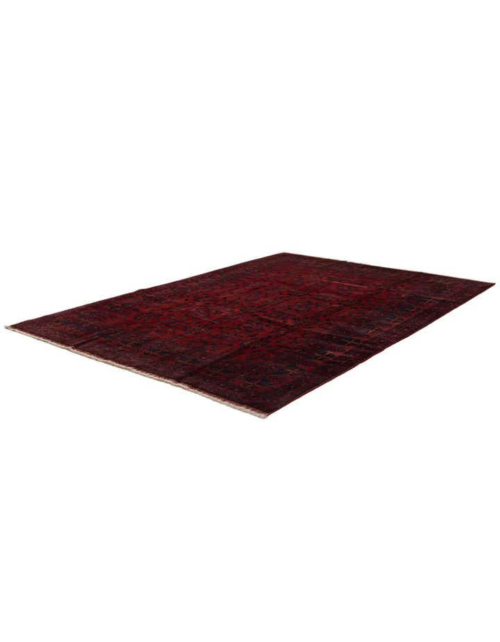 6' 9 x 10' Hand Knotted Khal Mohammadi Wool Rug