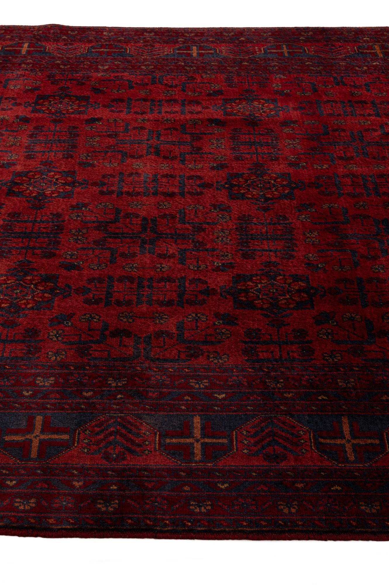 6' 9 x 10' Hand Knotted Khal Mohammadi Wool Rug