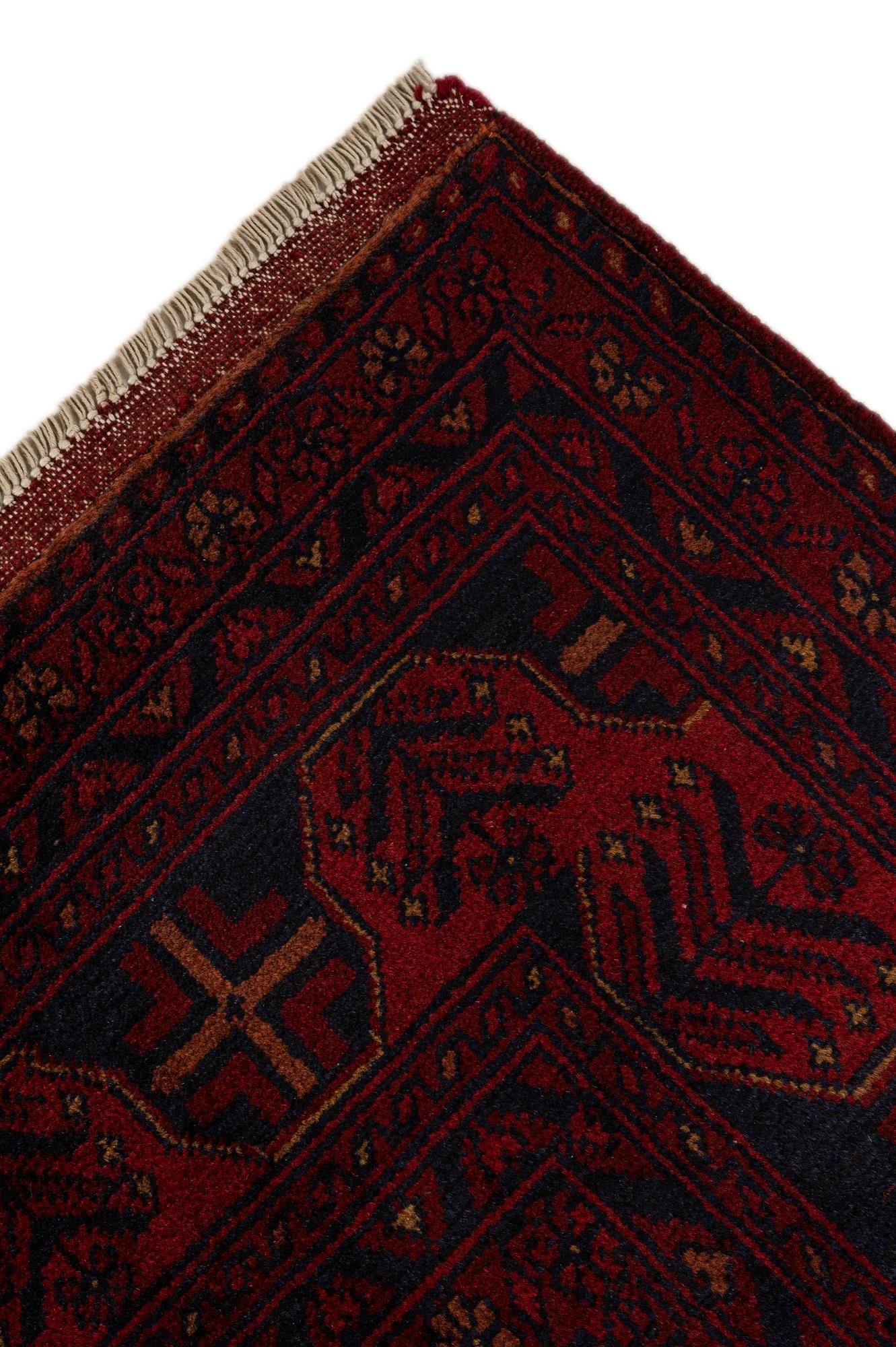 6' 9 x 10' Hand Knotted Khal Mohammadi Wool Rug