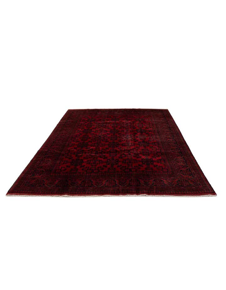 6' 9 x 9' 5 Hand Knotted Khal Mohammadi Wool Rug