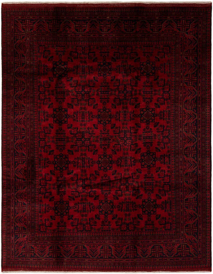 Detail image of 6' 9 x 9' 5 Hand Knotted Khal Mohammadi Wool Rug