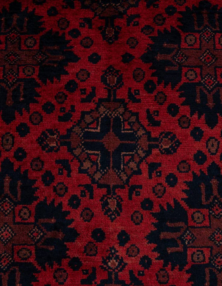 Detail image of 6' 7 x 10'  Hand Knotted Khal Mohammadi Wool Rug