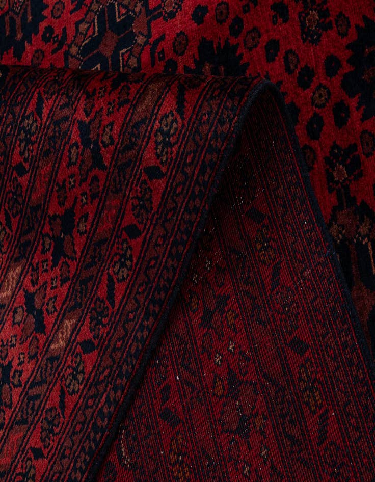 Detail image of 6' 7 x 10'  Hand Knotted Khal Mohammadi Wool Rug