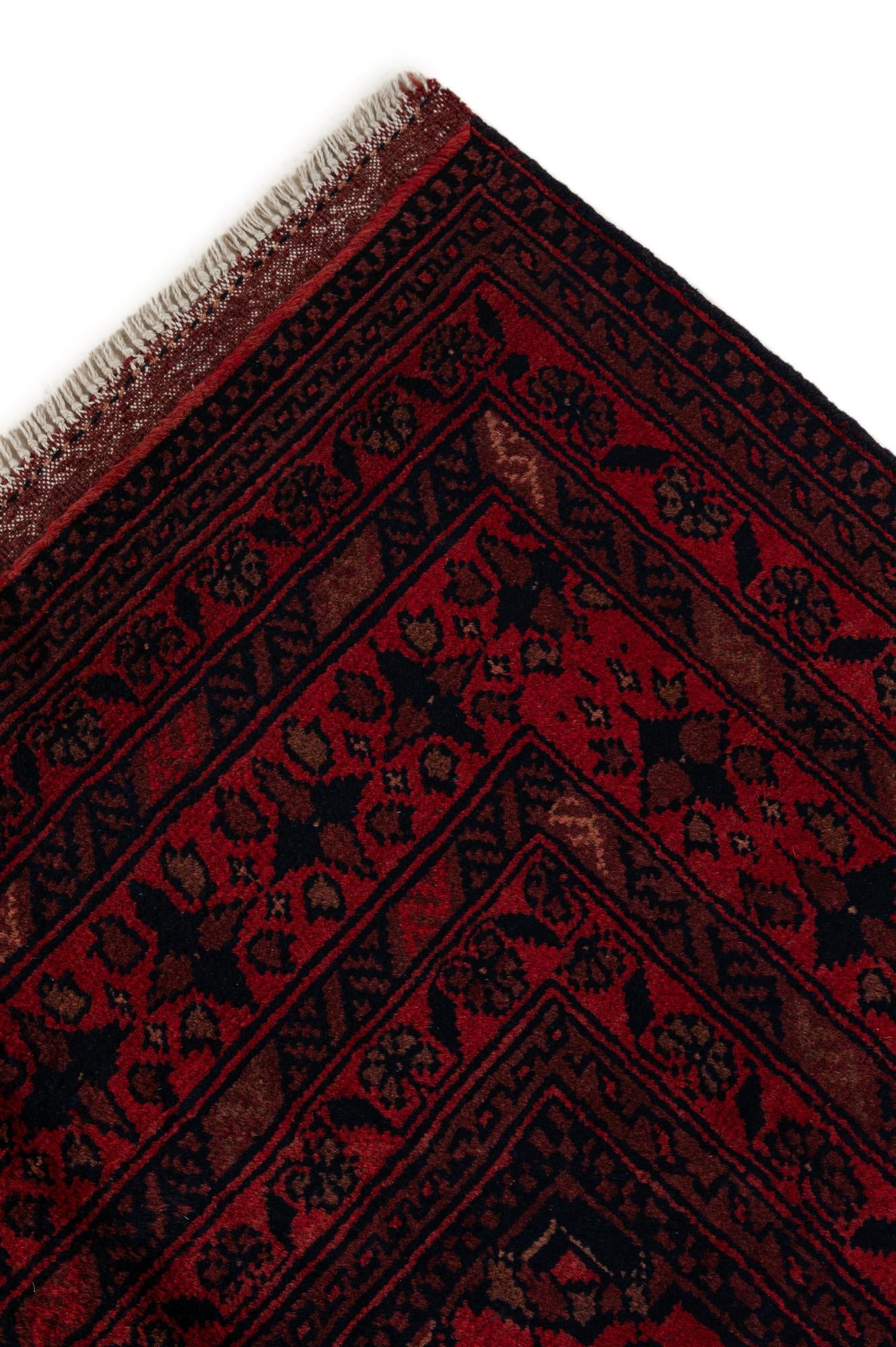 6' 7 x 10' Hand Knotted Khal Mohammadi Wool Rug