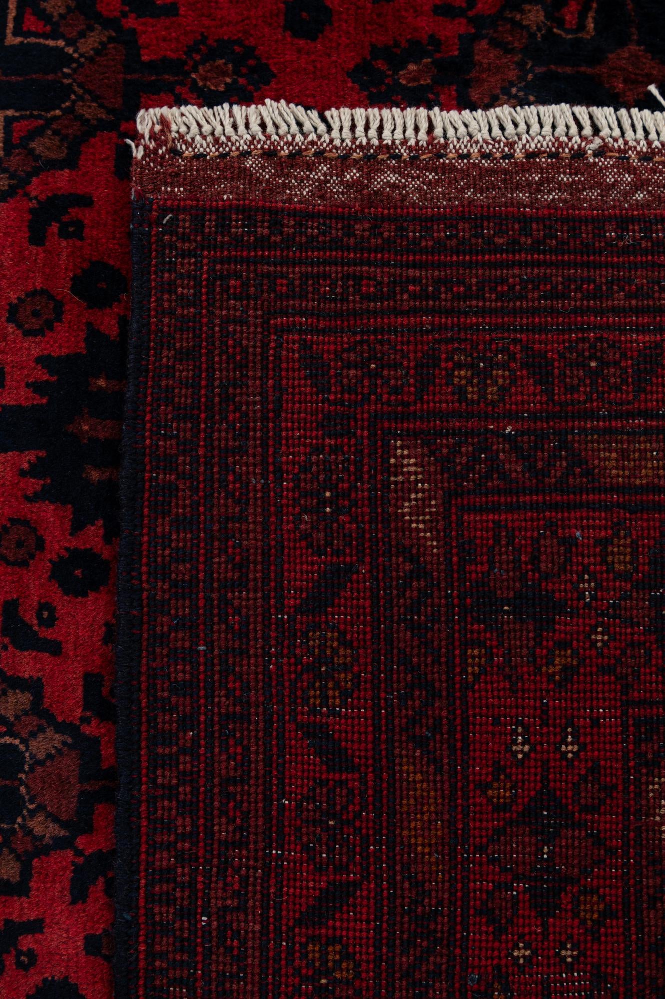 6' 7 x 10' Hand Knotted Khal Mohammadi Wool Rug