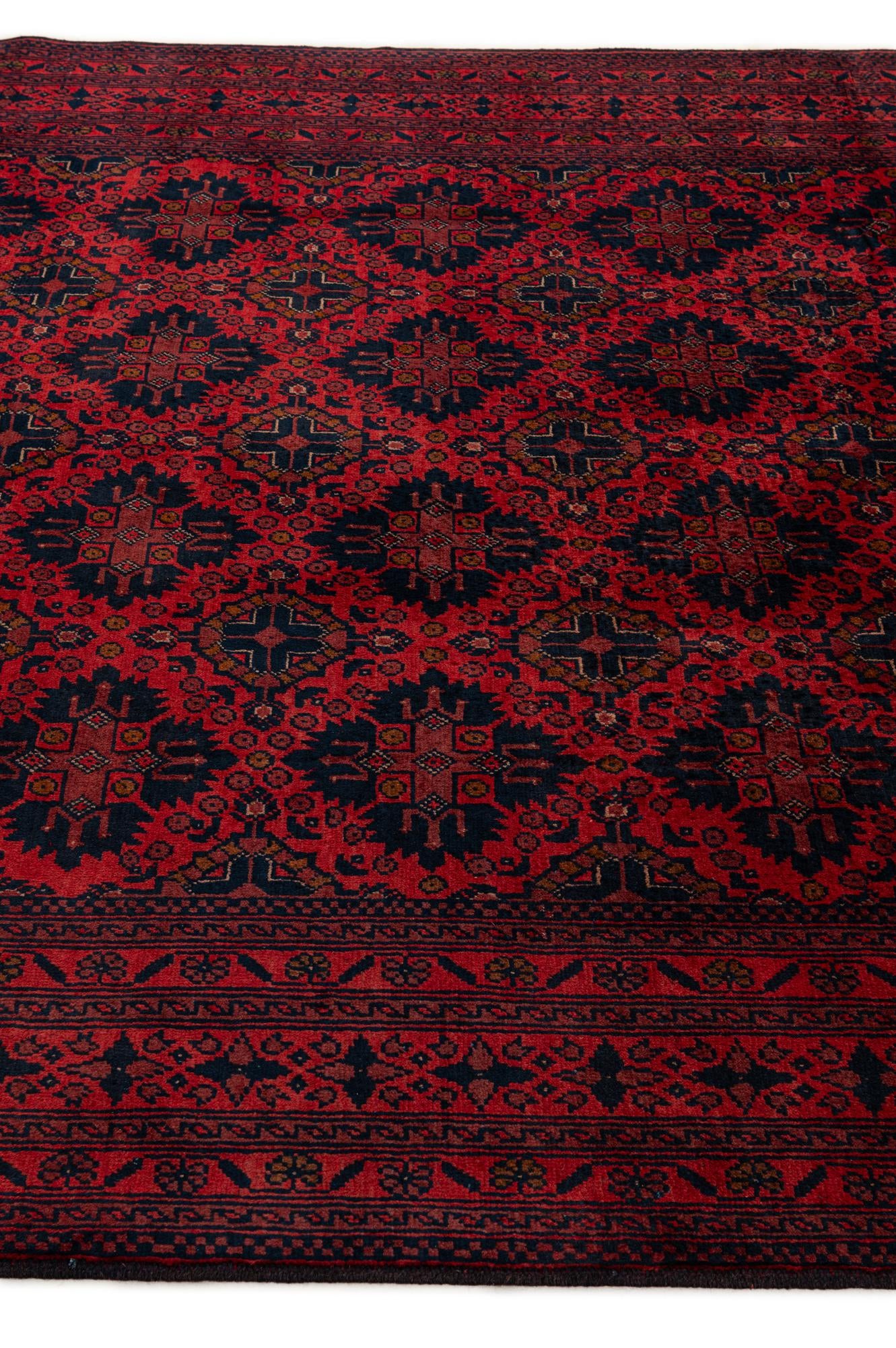 6' 7 x 9' 7 Hand Knotted Khal Mohammadi Wool Rug