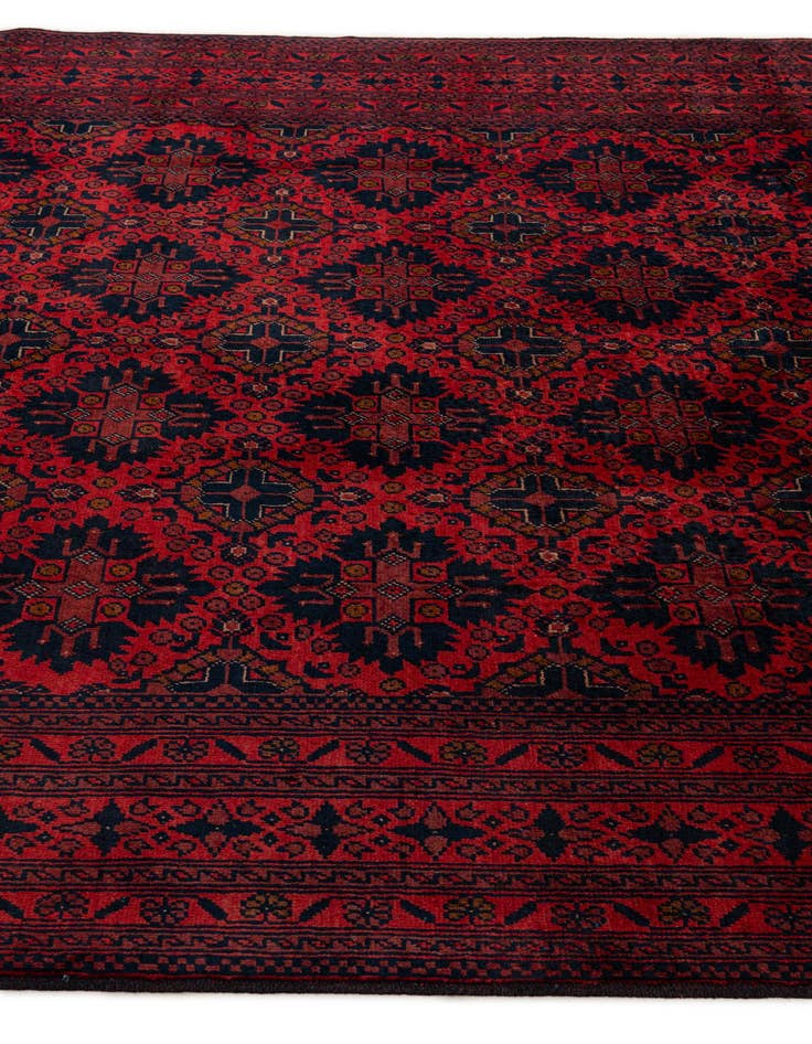 Detail image of 6' 7 x 9' 7 Hand Knotted Khal Mohammadi Wool Rug