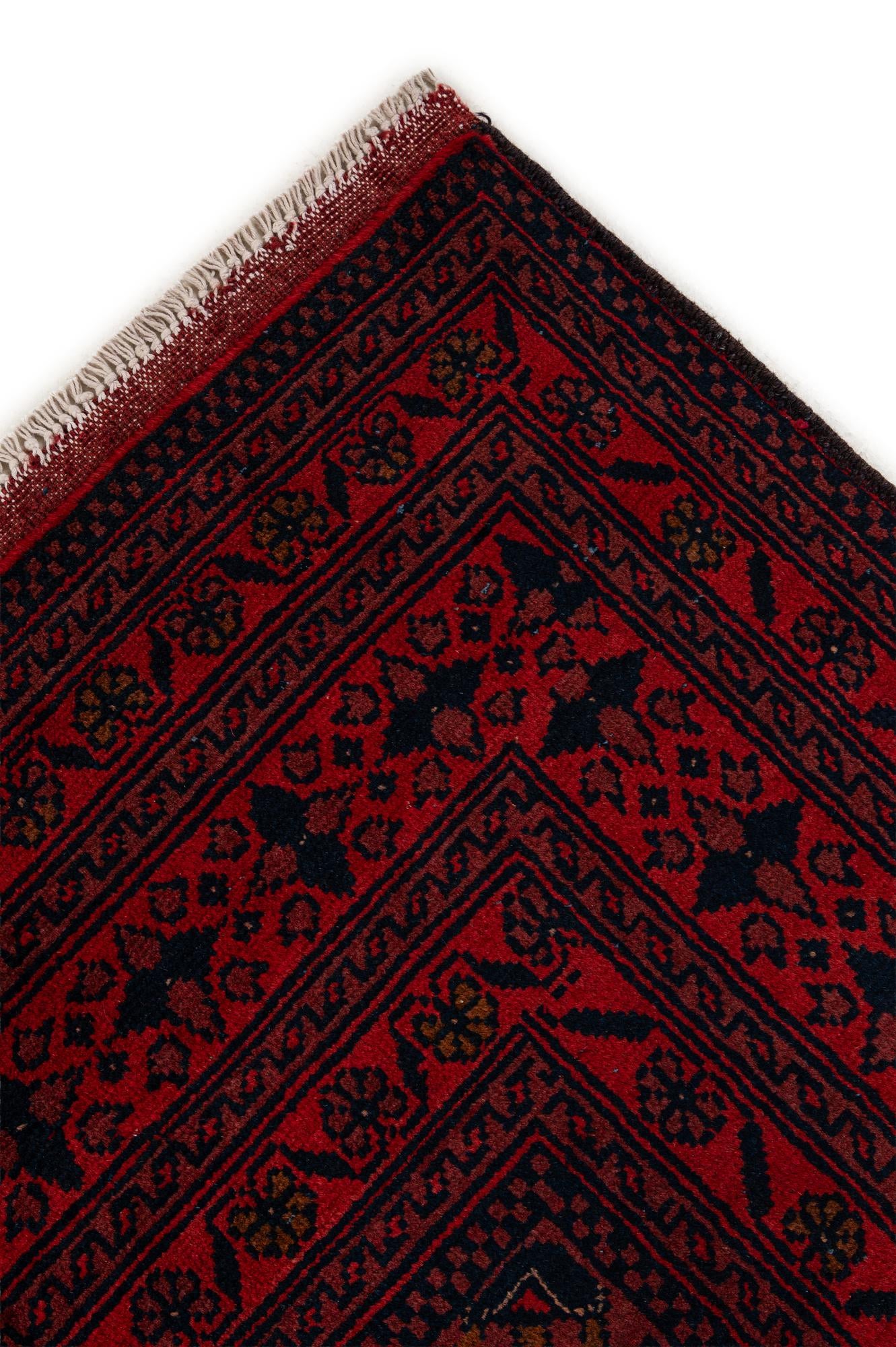 6' 7 x 9' 7 Hand Knotted Khal Mohammadi Wool Rug