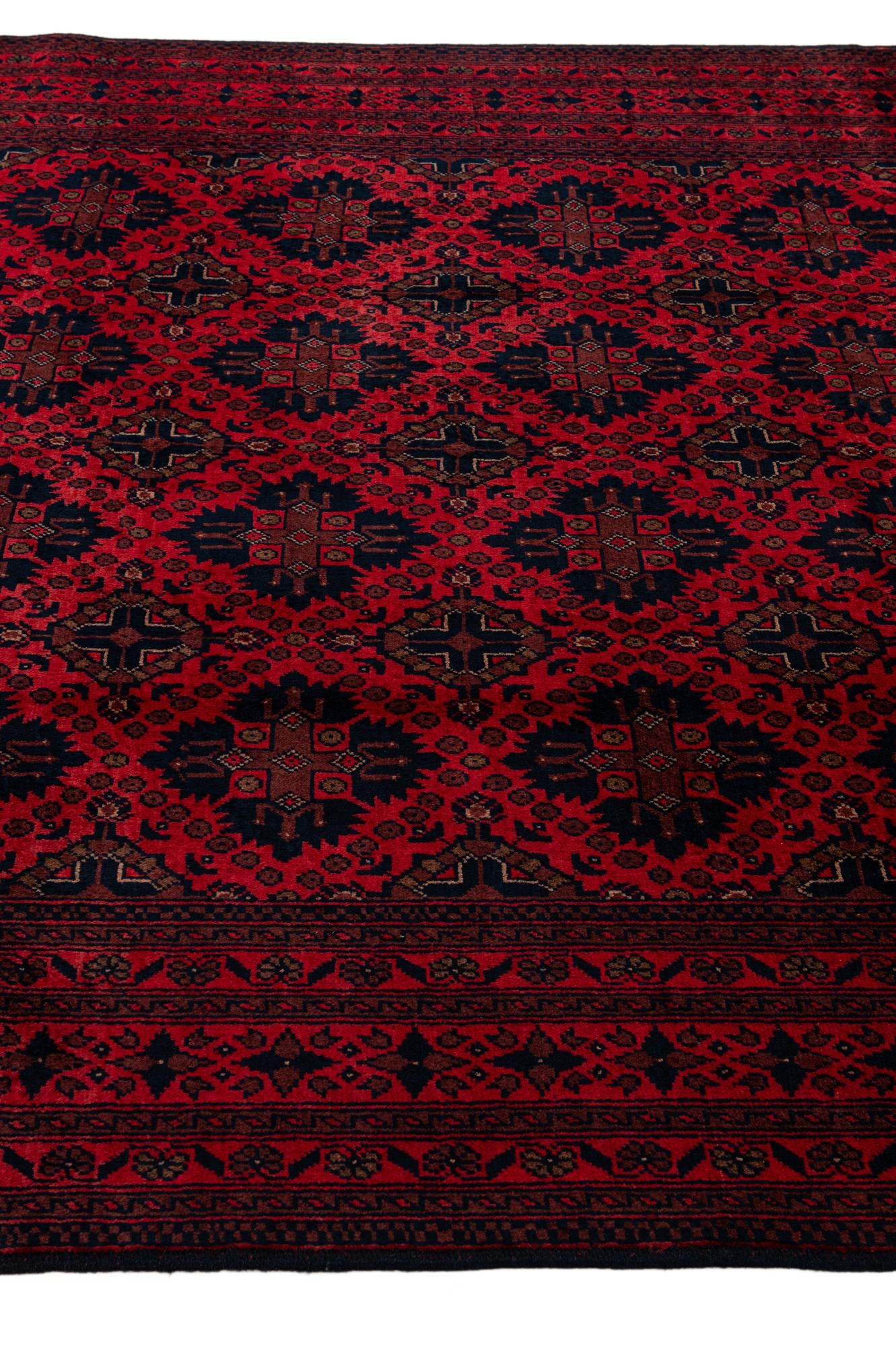 6' 5 x 9' 8 Hand Knotted Khal Mohammadi Wool Rug