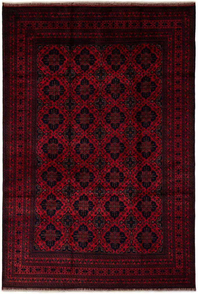 6' 5 x 9' 8 Hand Knotted Khal Mohammadi Wool Rug