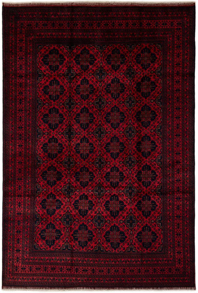 Detail image of 6' 5 x 9' 8 Hand Knotted Khal Mohammadi Wool Rug