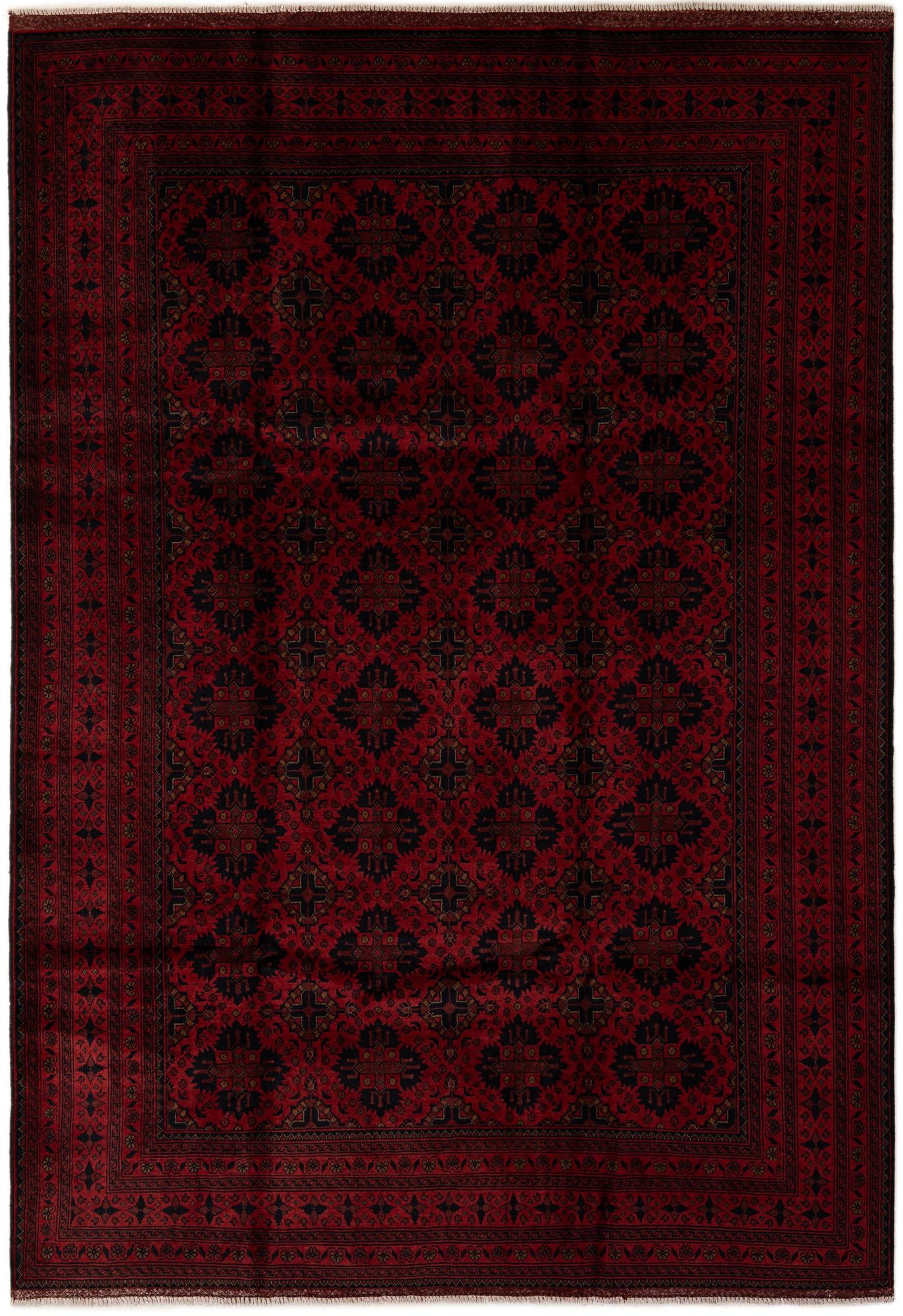 6' 10 x 10' Hand Knotted Khal Mohammadi Wool Rug
