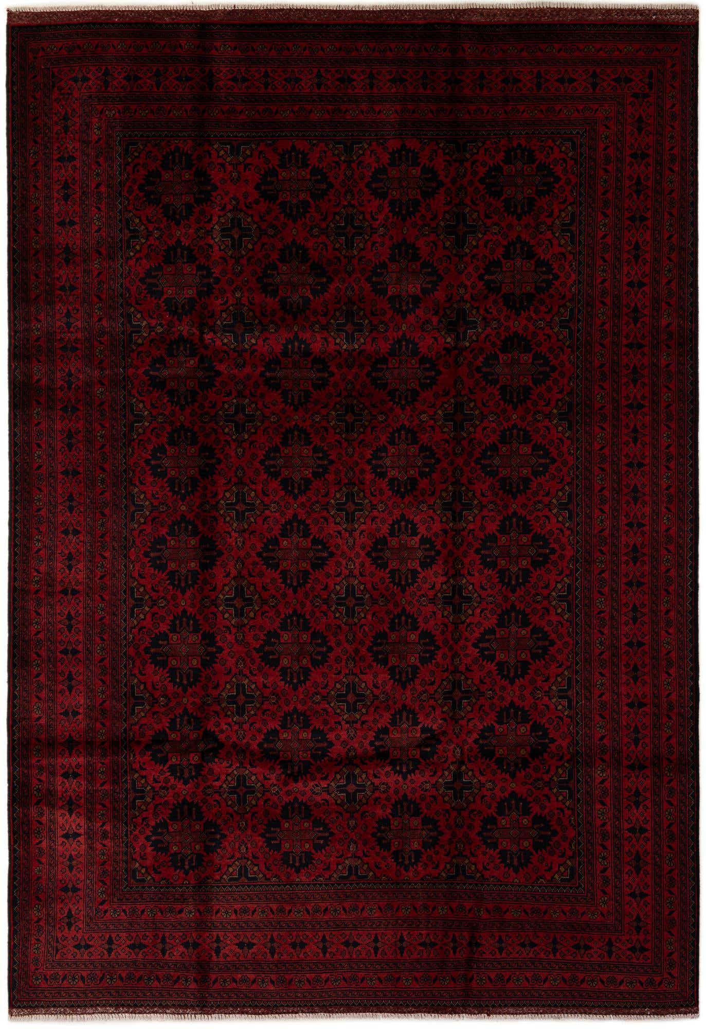 6' 10 x 10' Hand Knotted Khal Mohammadi Wool Rug