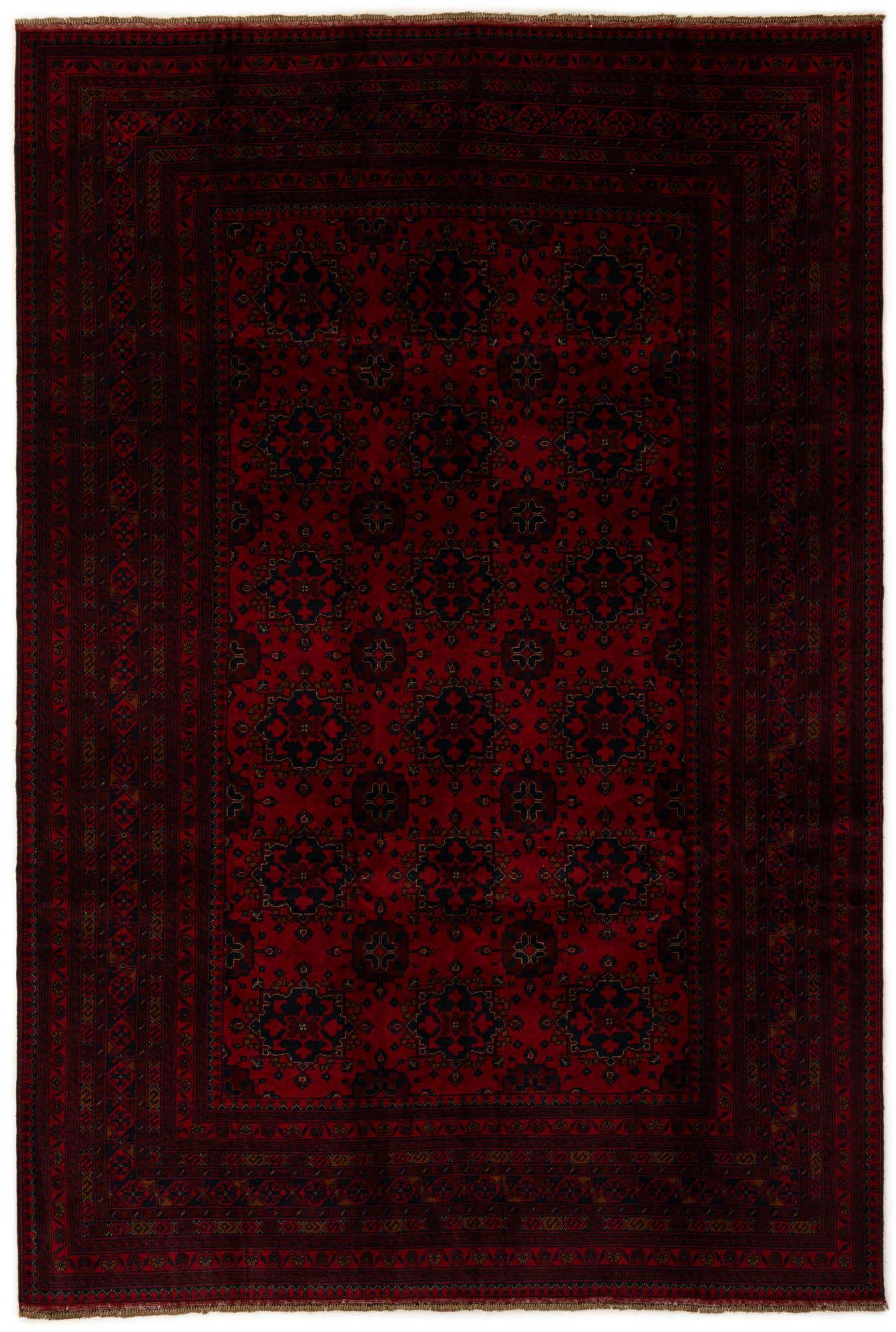 6' 8 x 9' 10 Hand Knotted Khal Mohammadi Wool Rug