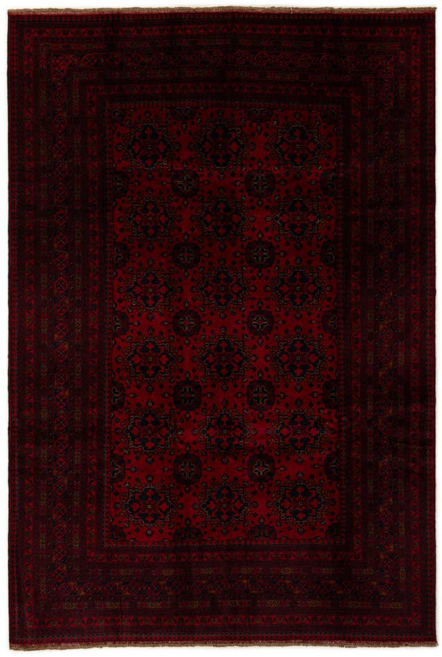 Detail image of 6' 8 x 9' 10 Hand Knotted Khal Mohammadi Wool Rug