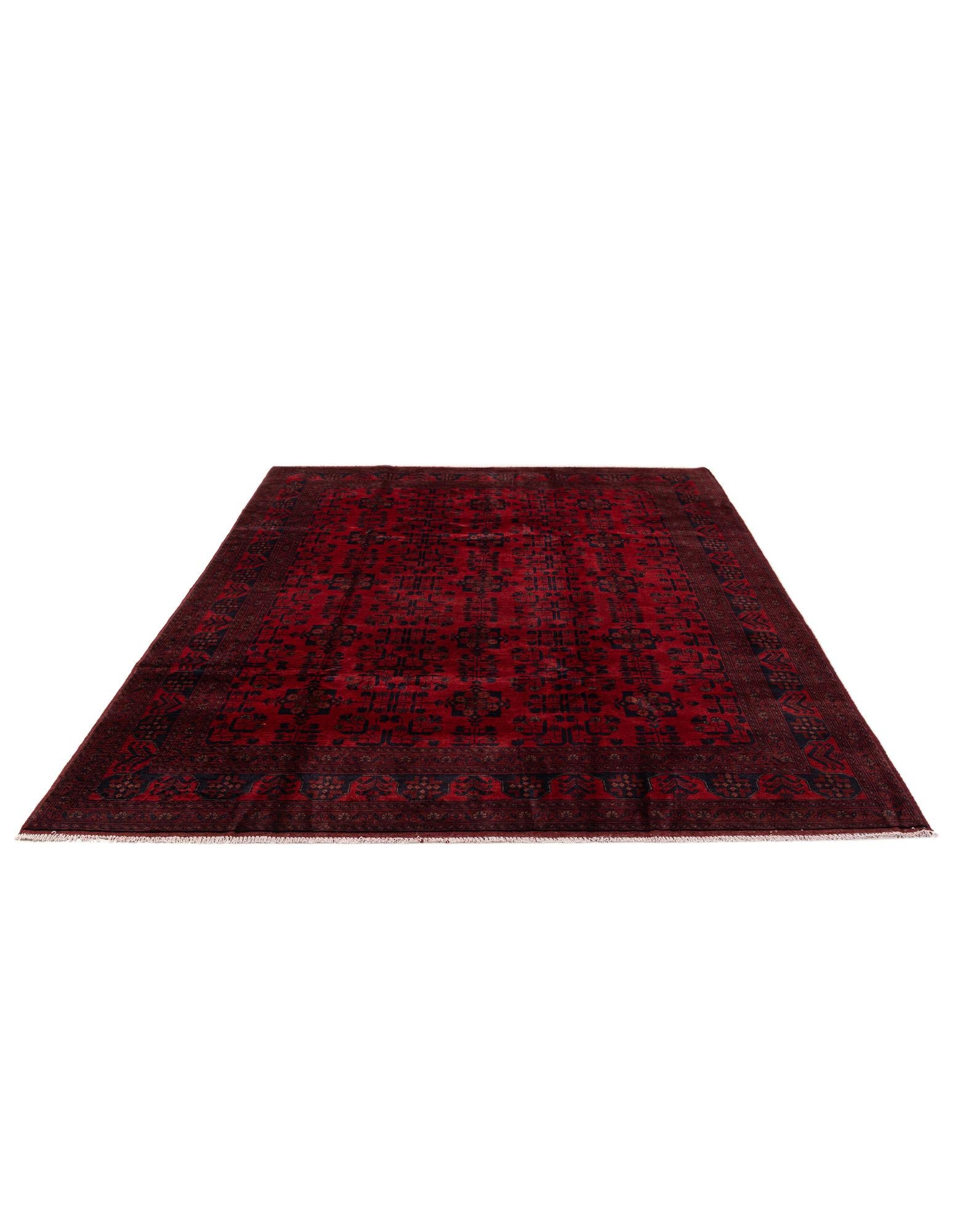 6' 9 x 9' 10 Hand Knotted Khal Mohammadi Wool Rug