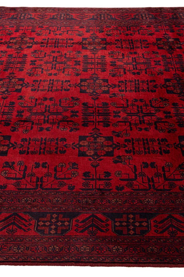 Detail image of 6' 9 x 9' 10 Hand Knotted Khal Mohammadi Wool Rug