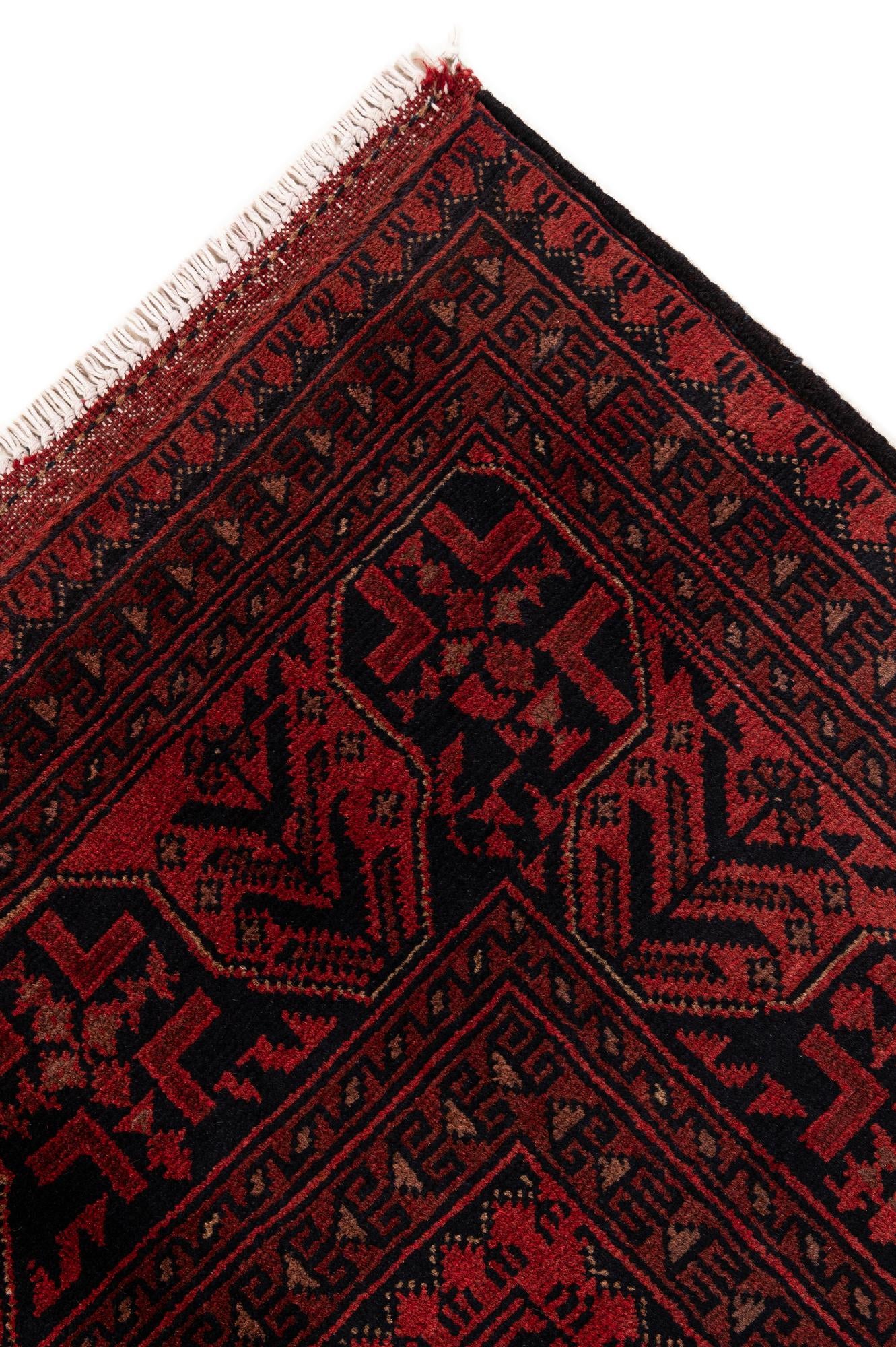 6' 7 x 9' 8 Hand Knotted Khal Mohammadi Wool Rug