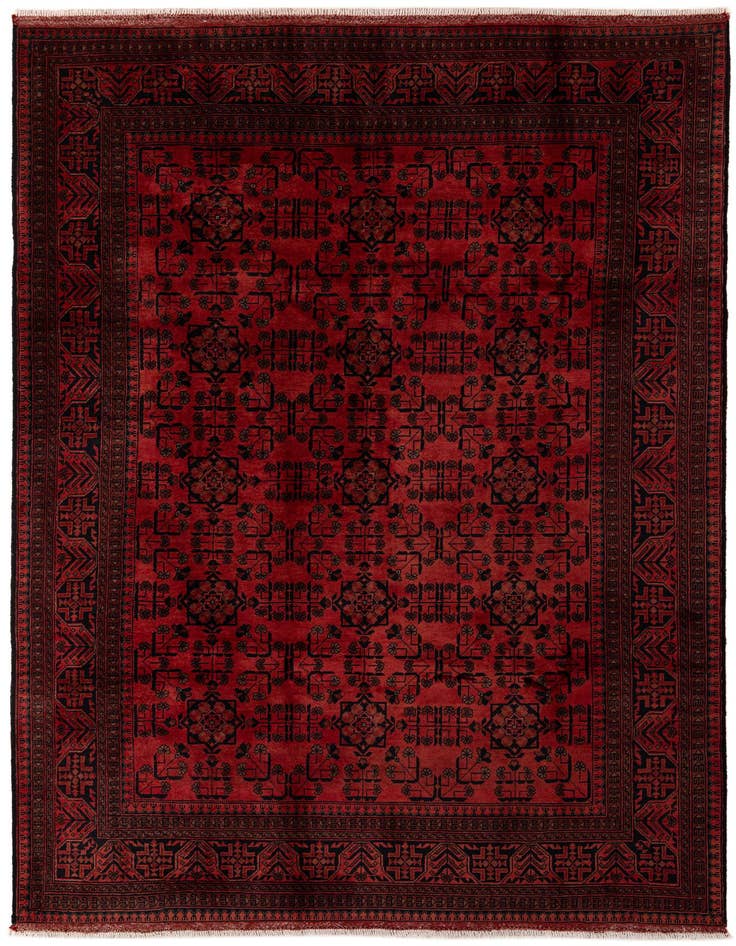 Detail image of 6' 7 x 9' 8 Hand Knotted Khal Mohammadi Wool Rug