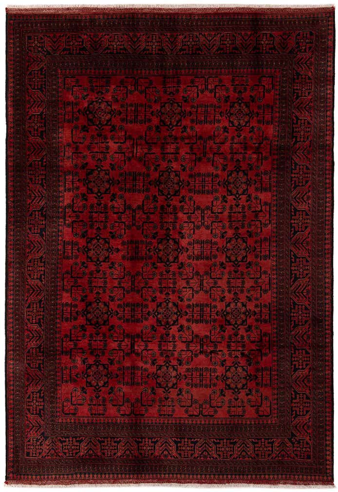 6' 7 x 9' 8 Hand Knotted Khal Mohammadi Wool Rug