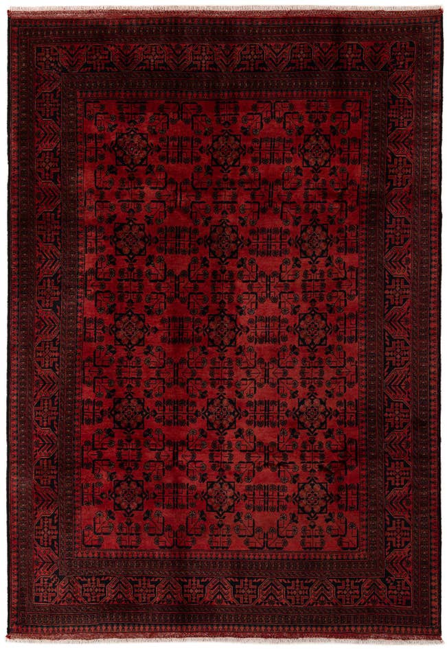 Detail image of 6' 7 x 9' 8 Hand Knotted Khal Mohammadi Wool Rug
