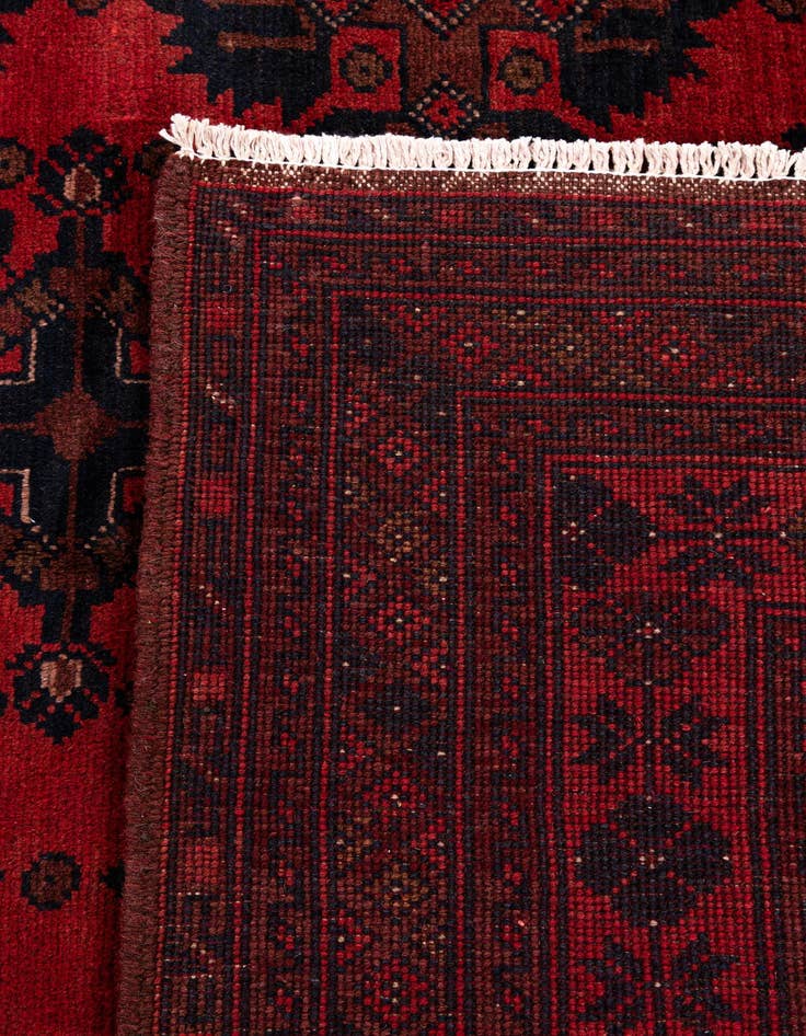 Detail image of 6' 10 x 9' 7  Hand Knotted Khal Mohammadi Wool Rug