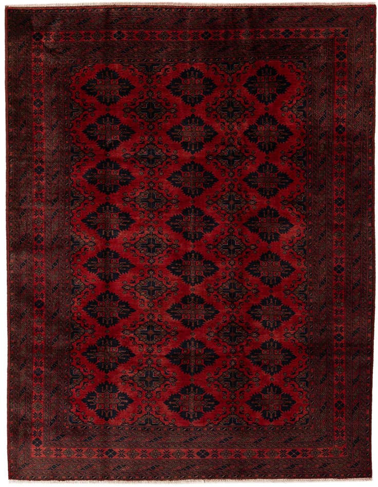 Detail image of 6' 10 x 9' 7 Hand Knotted Khal Mohammadi Wool Rug