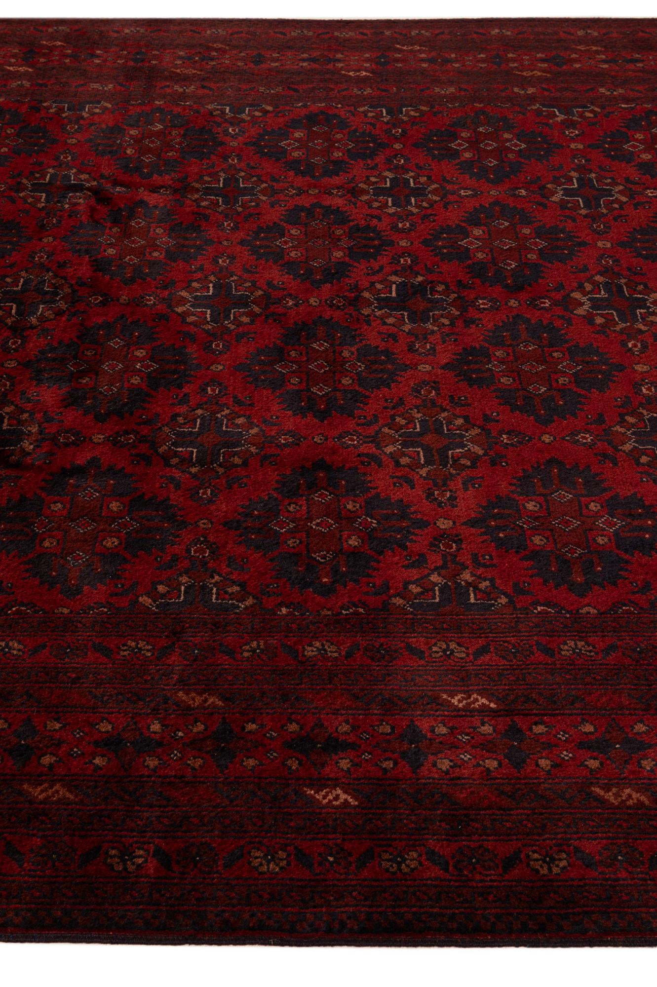 6' 8 x 9' 8 Hand Knotted Khal Mohammadi Wool Rug