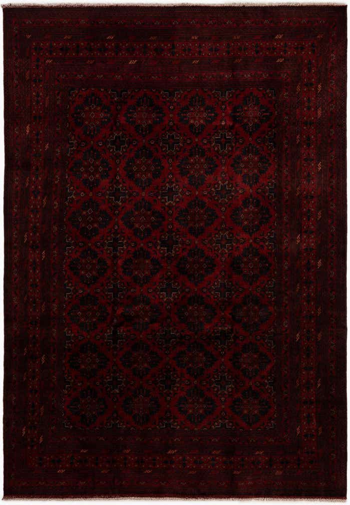 6' 8 x 9' 8 Hand Knotted Khal Mohammadi Wool Rug