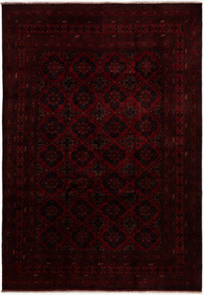 Detail image of 6' 8 x 9' 8 Hand Knotted Khal Mohammadi Wool Rug