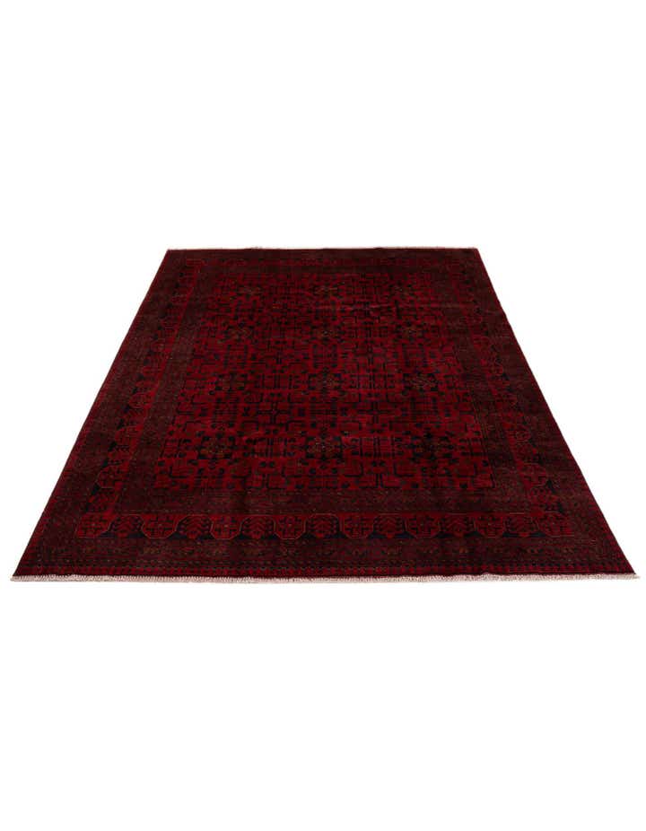 6' 8 x 9' 10 Hand Knotted Khal Mohammadi Wool Rug