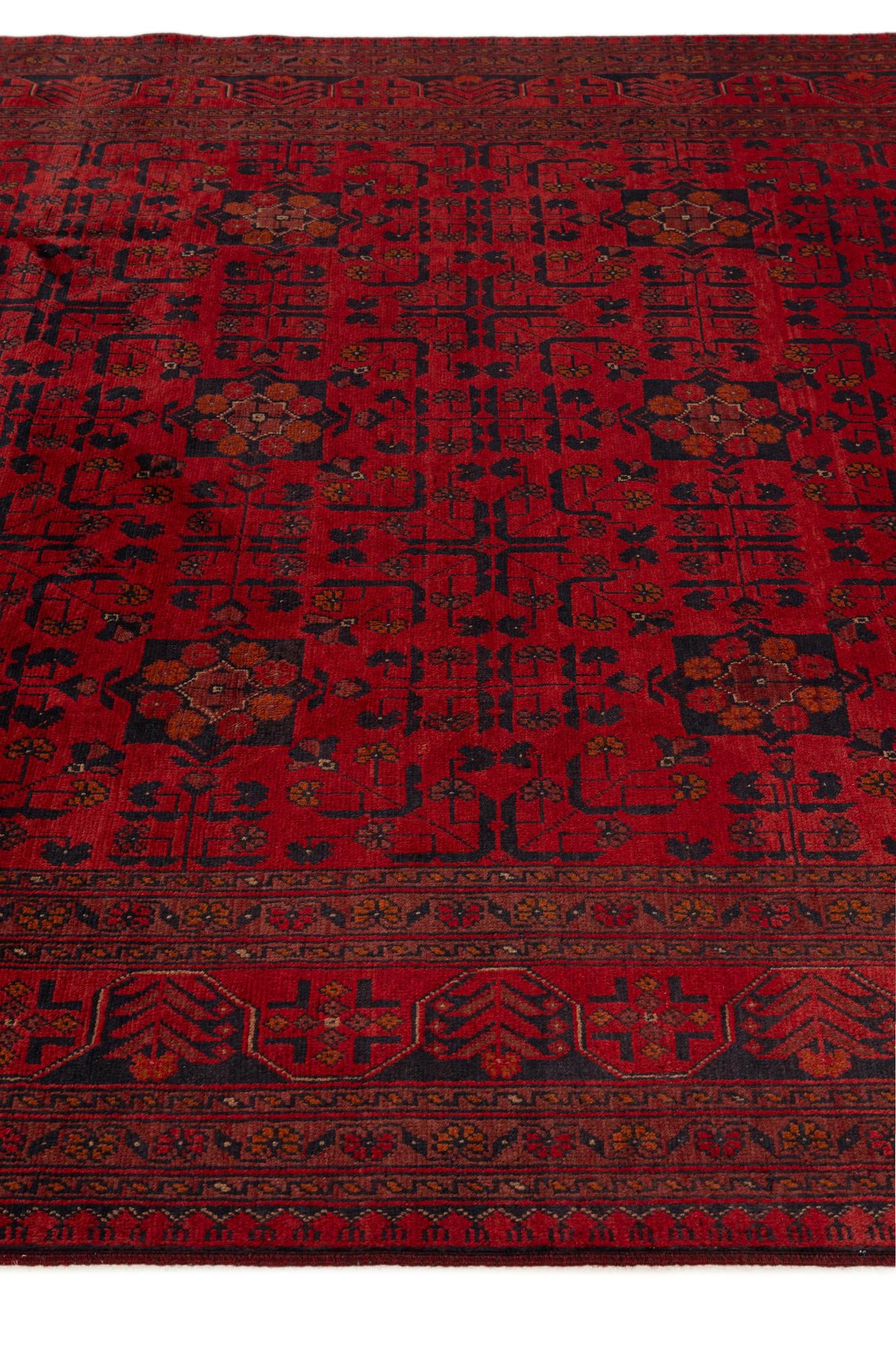 6' 8 x 9' 10 Hand Knotted Khal Mohammadi Wool Rug