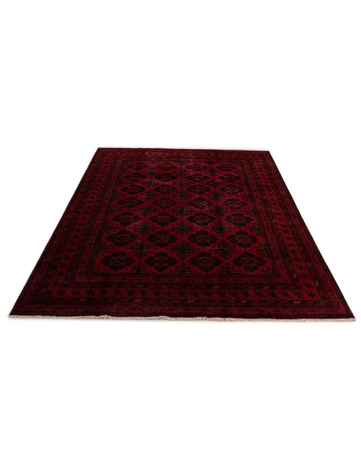 6' 8 x 9' 9 Hand Knotted Khal Mohammadi Wool Rug