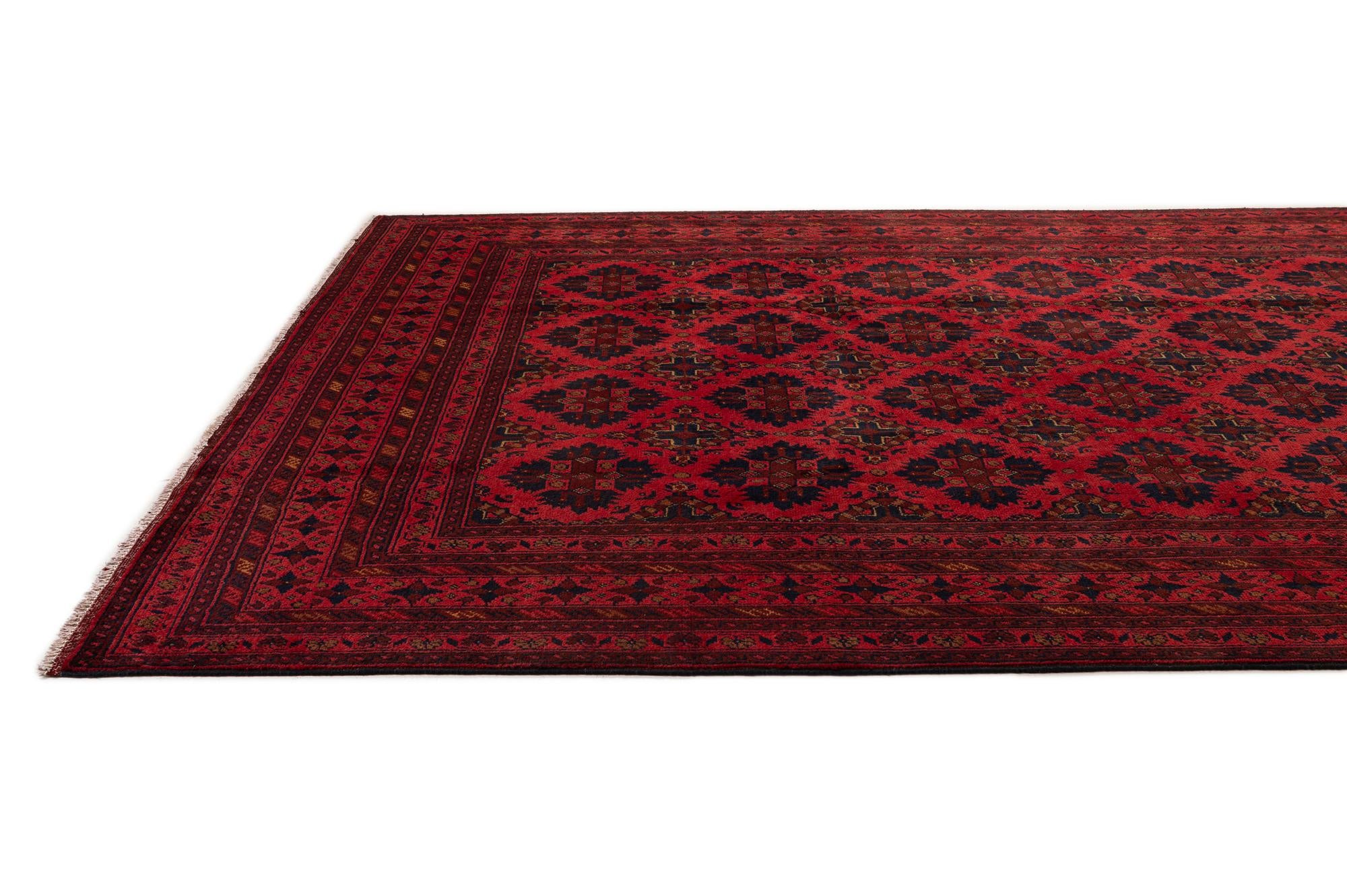 6' 8 x 9' 9 Hand Knotted Khal Mohammadi Wool Rug