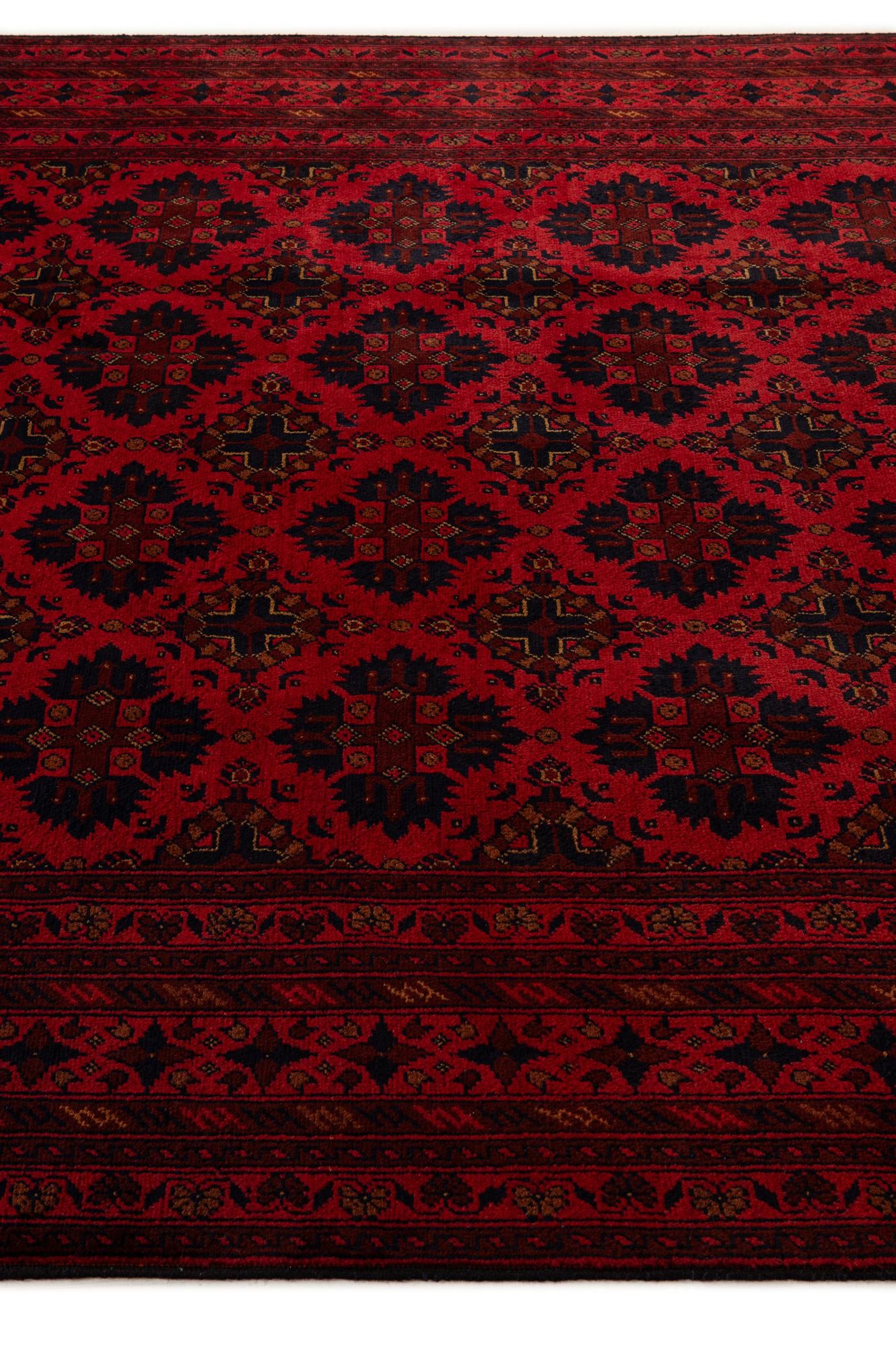 6' 8 x 9' 9 Hand Knotted Khal Mohammadi Wool Rug