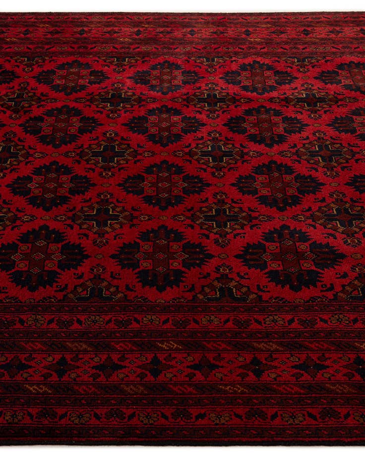 Detail image of 6' 8 x 9' 9 Hand Knotted Khal Mohammadi Wool Rug