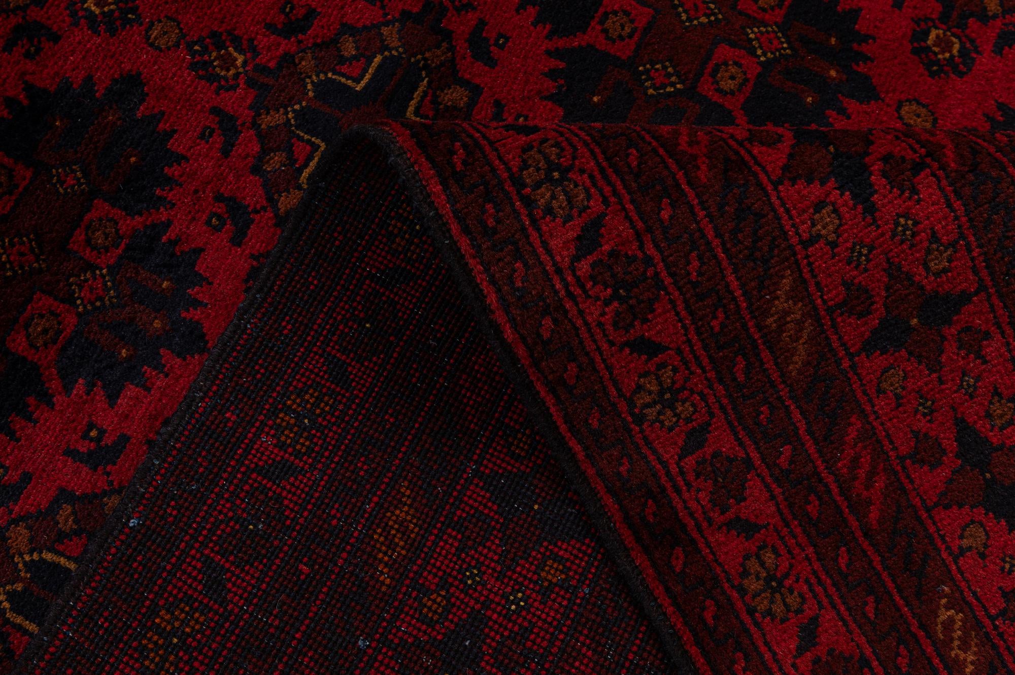 6' 8 x 9' 9 Hand Knotted Khal Mohammadi Wool Rug
