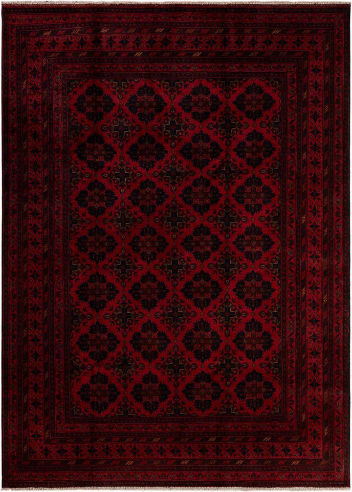 6' 8 x 9' 9 Hand Knotted Khal Mohammadi Wool Rug