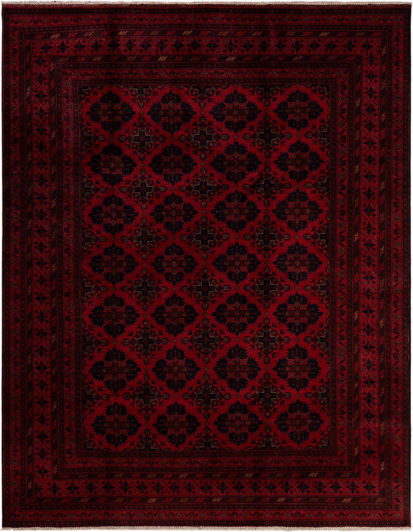 6' 8 x 9' 9 Hand Knotted Khal Mohammadi Wool Rug